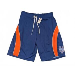 New York Mets Swim Trunks - Blue & Orange Vintage Genuine Merchandise XXL G-III